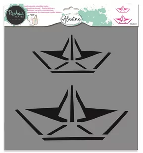 Aladine Szablon, Łódki z papieru - Scrapbooking - miniaturka - grafika 1