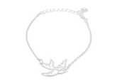 Bransoletki - Bransoletka Jaskółka Jaskółeczka Srebrna - miniaturka - grafika 1