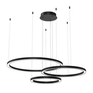 Lampy sufitowe - Galaxia LED lampa wisząca 3-punktowa czarna ML8789 - miniaturka - grafika 1