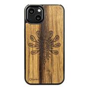 Etui i futerały do telefonów - Drewniane Etui iPhone 13 PARZENICA LIMBA - miniaturka - grafika 1