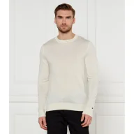 Swetry męskie - Tommy Hilfiger Wełniany sweter Regular Fit - miniaturka - grafika 1