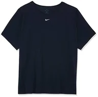 Koszulki i topy damskie - Nike damski Pro top z siatki na całej powierzchni (plus rozmiar) czarny/biały 1X - miniaturka - grafika 1