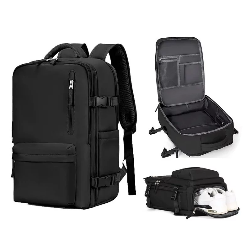 PLECAK turystyczny bagaż podręczny do samolotu torba podróżna czarna