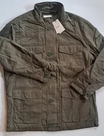 Kurtki męskie - PEPE JEANS KURTKA MĘSKA PRZEJŚCIOWA R. L ZIELONA KHAKI LEKKO OCIEPLANA - miniaturka - grafika 1