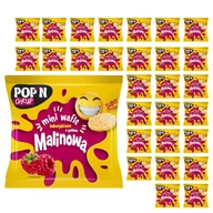 Popcorn - Sante Wafle Kukurydziane Malinowe 35g x 30 szt - miniaturka - grafika 1