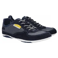 Półbuty męskie - Półbuty męskie Bugatti 321-A7P02-1469 4111 dark blue / dark grey 43 - miniaturka - grafika 1