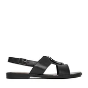 Sandały damskie - Sandały Lasocki WI23-FOXI-96 Czarny - miniaturka - grafika 1