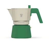 Zaparzacze i kawiarki - PEZZETTI FUTUREXPRESS Emaliowana kawiarka (3 filiżanki) - Zielony - miniaturka - grafika 1