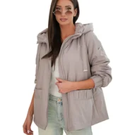 Kurtki damskie - Damska kurtka przejściowa z kapturem oversize ZUZA-44 - miniaturka - grafika 1