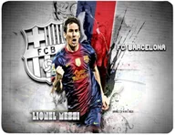 Podkładki pod mysz - Podkładka pod myszkę LIONEL MESSI + imię - miniaturka - grafika 1