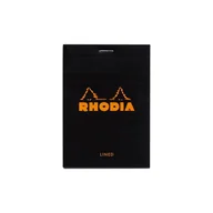 Notesy i bloczki - Blok Rhodia N°12 8,5x12 cm, linie, czarny - miniaturka - grafika 1