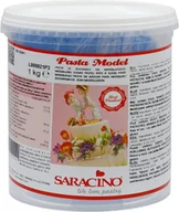 Dodatki do ciast w proszku - Masa Do Modelowania Figurek Saracino Niebieska 1Kg - miniaturka - grafika 1