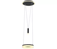 Lampy sufitowe - Wofi 6054-302 - LED Żyrandol ściemnialny na lince JESSE LED/15,5W/230V czarne - miniaturka - grafika 1