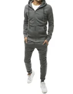 Dresy męskie - Dres męski ciemnoszary Dstreet AX0303-XXL - miniaturka - grafika 1