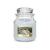 Świece - Yankee Candle Świeca zapachowa średni słój water garden 411g - miniaturka - grafika 1