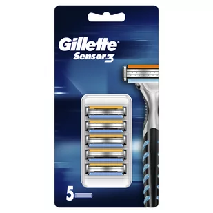 Gillette Sensor3 Ostrza wymienne do maszynki 5sz - Maszynki do golenia i wkłady - miniaturka - grafika 1