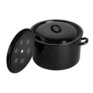 Garnki - Garnek emaliowany do słoików z pokrywką 32 cm 16 l - miniaturka - grafika 1