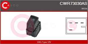 Przełącznik, podnośnik szyby Casco - Alternatory CWR73030AS - Akcesoria do układu elektrycznego - miniaturka - grafika 1