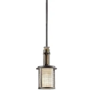 Lampy sufitowe - Lampa wisząca Ahrendale - kolor beżowy, brązowy - KL/AHRENDALE/MP - miniaturka - grafika 1