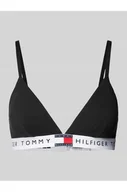 Biustonosze - Biustonosz trójkątny z elastycznym paskiem z logo model TH HERITAGE - Tommy Hilfiger - miniaturka - grafika 1