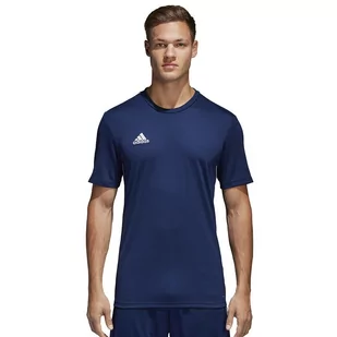 Adidas, Koszulka męska, Core 18 JSY CV3450, granatowy, rozmiar S - Koszulki sportowe męskie - miniaturka - grafika 1