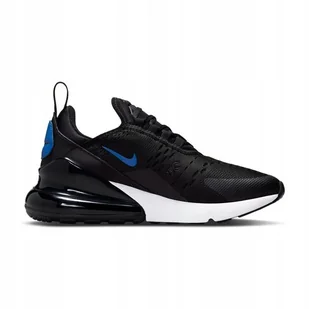 "Nike Air Max 270 (GS) Młodzieżowe Czarne (DR7891-001)" - Sneakersy damskie - miniaturka - grafika 1
