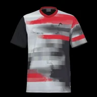 Koszulki i topy damskie - HEAD TOPSPIN T-shirt chłopięcy, czarny/nadruk, 128 - miniaturka - grafika 1