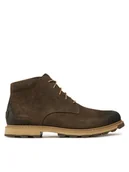 Botki męskie - Sorel Trzewiki Madson II Chukka Men's Waterproof 1915011245 Brązowy - miniaturka - grafika 1