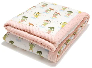Ciepły Koc Minky Frogs 140X200 La Millou - Koce i narzuty dla dzieci - miniaturka - grafika 1