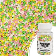 Dodatki do ciast w proszku - Posypka cukrowa KWIATUSZKI KOLOROWE MINI Sweet Decor, 30 g - miniaturka - grafika 1