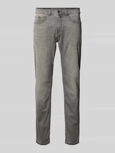 Jeansy o kroju tapered fit z 5 kieszeniami model ‘Lyon’ - Spodnie męskie - miniaturka - grafika 1