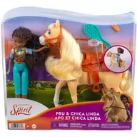Lalki dla dziewczynek - Mattel Lalka Mustang Duch wolności Pru i Ślicznotka HFB90 - miniaturka - grafika 1