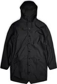 Kurtki i kamizelki sportowe damskie - Rains Rains kurtka przeciwdeszczowa unisex LONG JACKET 12020 01 BLACK L - miniaturka - grafika 1