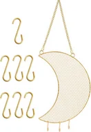 Biżuteria - akcesoria - Wiszący uchwyt na biżuterię naścienny metalowy stojak na biżuterię na naszyjnik bransoletkę kolczyki - miniaturka - grafika 1