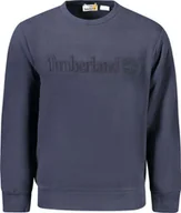 Swetry męskie - Niebieski bawełniany sweter męski Timberland - XL - miniaturka - grafika 1