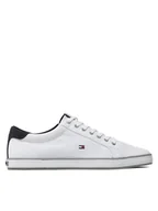 Trampki męskie - Tommy Hilfiger Tenisówki Harlow 1D FM0FM00596 Biały - miniaturka - grafika 1