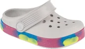 Buty dla dziewczynek - Crocs Crocs Off Court Glitter Band Clog T 209717-1FS białe 22/23 - miniaturka - grafika 1