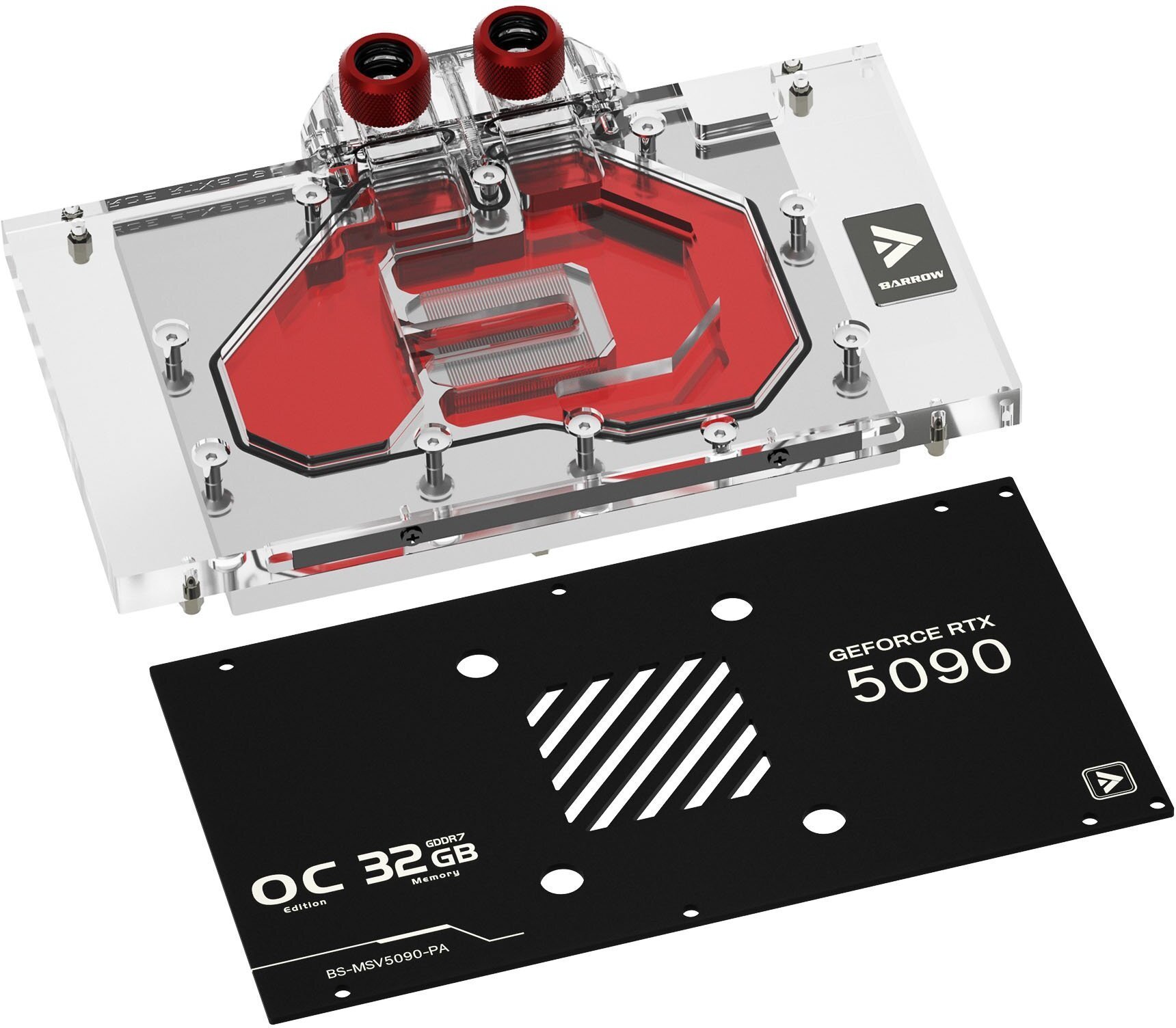 Barrow MSI Ventus 5090 GPU-Wasserblock - schwarz