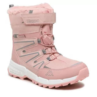 Buty dla dziewczynek - Śniegowce Kappa 260975T Rose/Grey 2116 - grafika 1