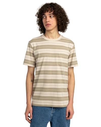 Element Top z dzianiny z krótkim rękawem Icon Label Pocket SS Beige S