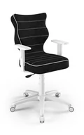 Fotele i krzesła biurowe - Entelo Krzesło DUO biały Visto 01 rozmiar 5 wzrost 146-176 #R1 CA-D-5-A-B-VS01-B - miniaturka - grafika 1