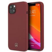 Etui i futerały do telefonów - Mercedes MEHCP13MSILRE iPhone 13 6,1" czerwony/red hardcase Silicone Line Mer006977-0 - miniaturka - grafika 1