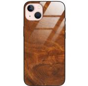 Etui i futerały do telefonów - Etui drewniane iPhone 13 Premium Wood Caramel Forestzone Glass - miniaturka - grafika 1