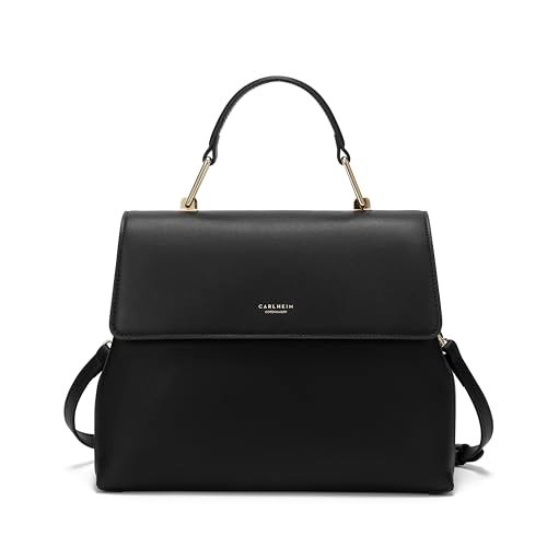 Carlheim, Gotland Oryginalna skórzana kolekcja, naturalna skórzana torba Sophia (czarna), czarny, Taille unique