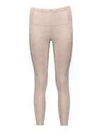 Spodnie sportowe damskie - adidas Legginsy sportowe w kolorze beżowym - miniaturka - grafika 1