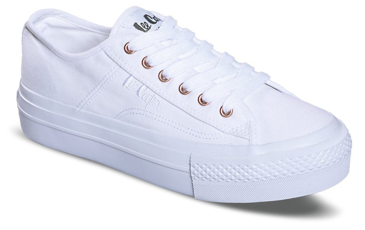 Lee Cooper, Trampki damskie, LCW-22-31-0890L, Białe, Rozmiar 41