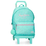 Torby na laptopy - Pepe Jeans Nora 13,3" plecak na laptopa z wózkiem niebieski 31x44x17,5 cm poliester by Joumma Bags - miniaturka - grafika 1