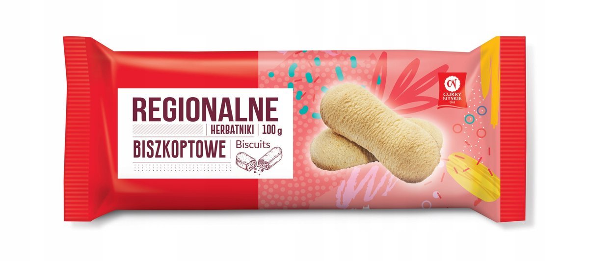 Cukry Nyskie Ciastka Herbatniki Biszkoptowe 100g