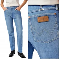 Spodnie damskie - Wrangler SUNSET Baby Blue DżINS proste damskie spodnie jeansowe W30 L32 - miniaturka - grafika 1