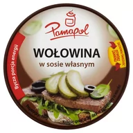 Pasztet i przetwory mięsne - Pamapol Wołowina w sosie własnym 300 g - miniaturka - grafika 1